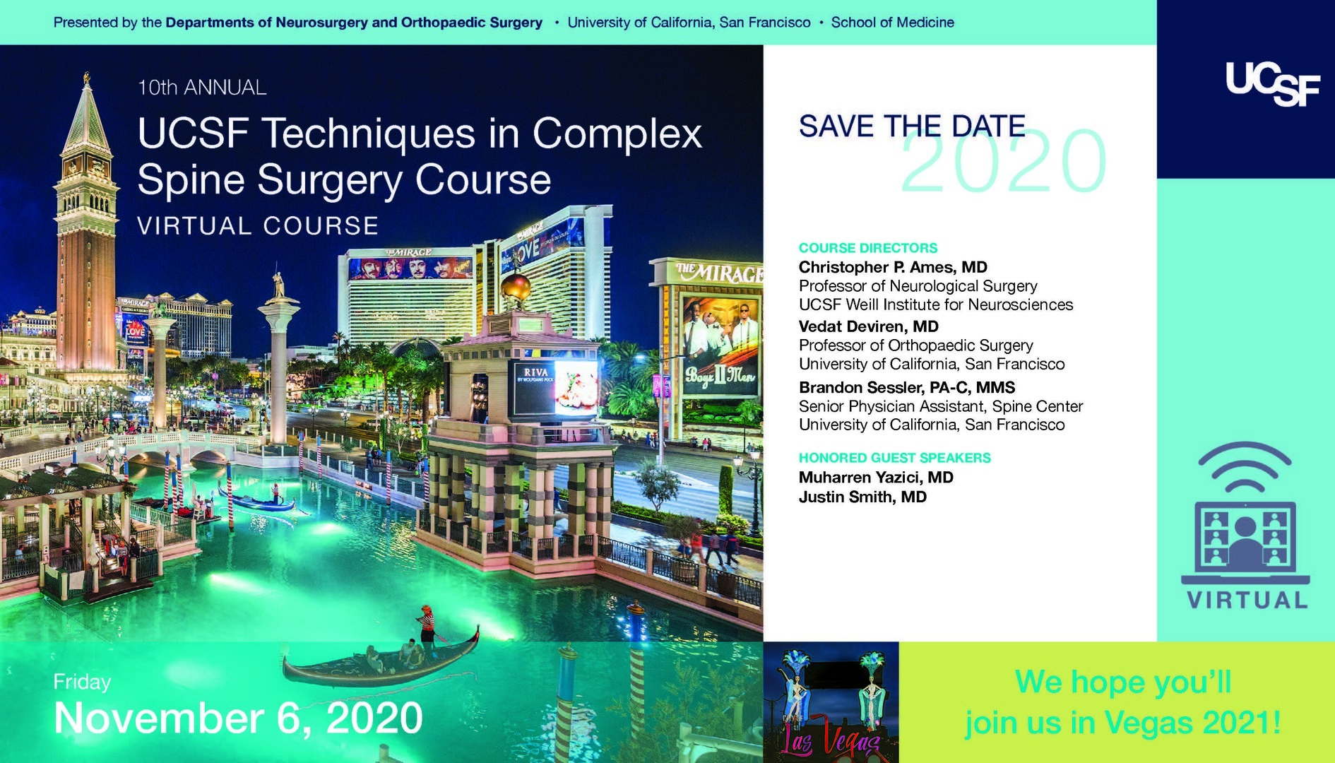 10th Annual UCSF Techniques in Complex Spine Surgery Program