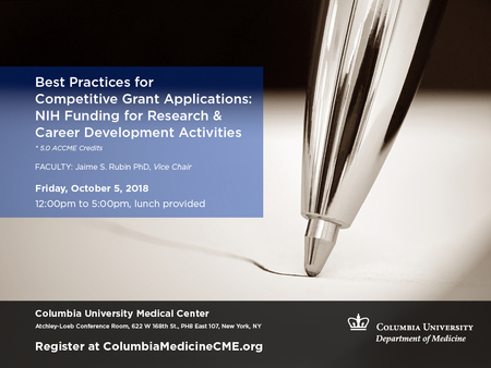 Best Practices for Competitive Grant Applications: NIH Funding for Research