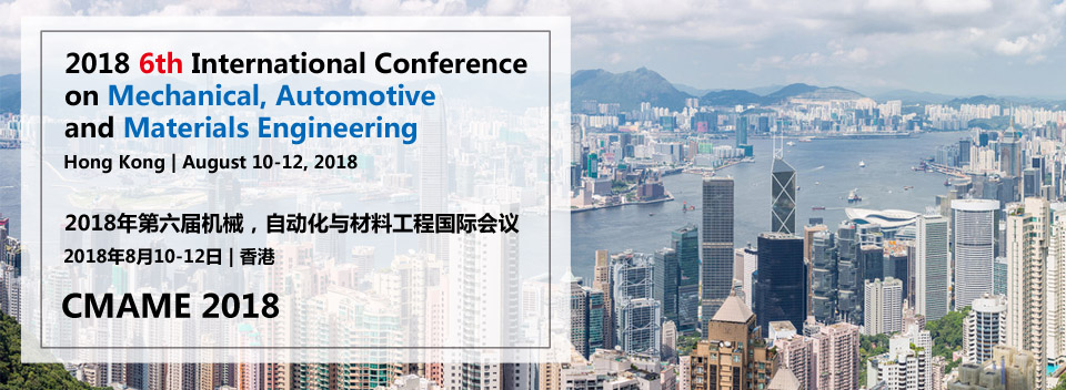 6th Int. Conf. on Mechanical,  Automotive and Materials Engineering