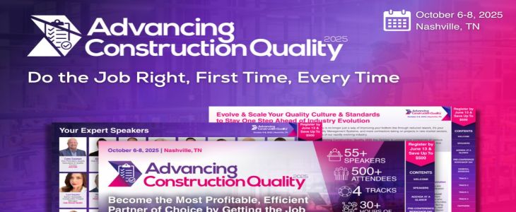 Advancing Construction Quality 2025
