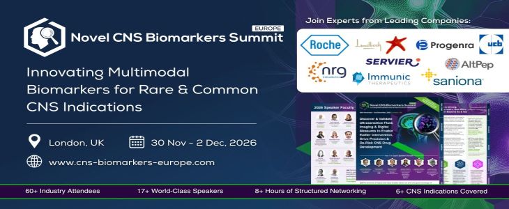 Novel CNS Biomarkers Summit Europe