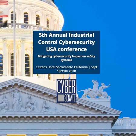 Industrial Control Cyber Security USA Sacramento California Sept 18/19