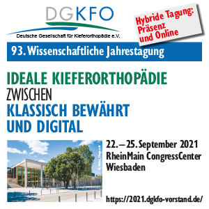 93rd Annual Scientific Meeting of the German Orthodontic Society