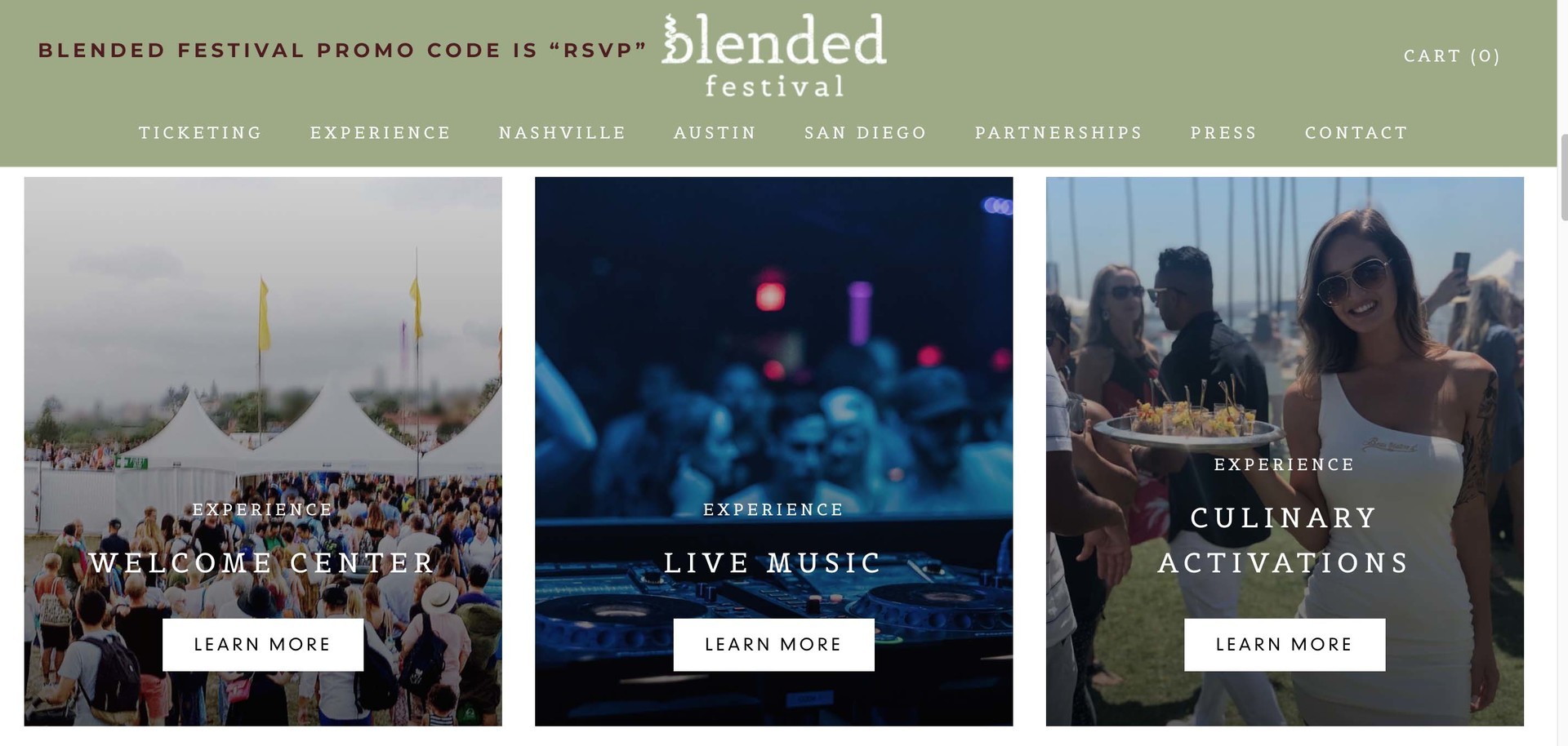Blended Festival - Promo Code