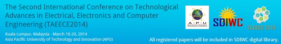 Int. Conf. on Technological Advances in Electrical, Electronics and Computer Engineering