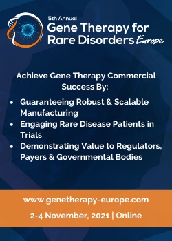 5th Annual Gene Therapy for Rare Disorders Europe | 2 - 4 November, 2021 | Online