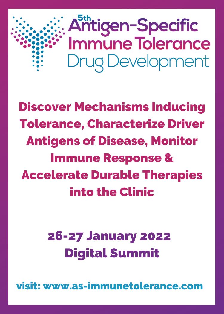 5th Antigen Specific Immune Tolerance Digital Summit
