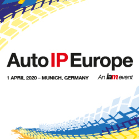Auto IP Europe 2020 - 1 April 2020 - Munich, Germany