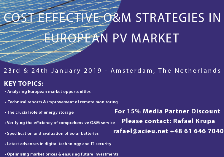 Cost Effective O&M Strategies in European PV Market