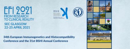 EFI 2021: The 34th European Immunogentics and Histocompatibility Conference