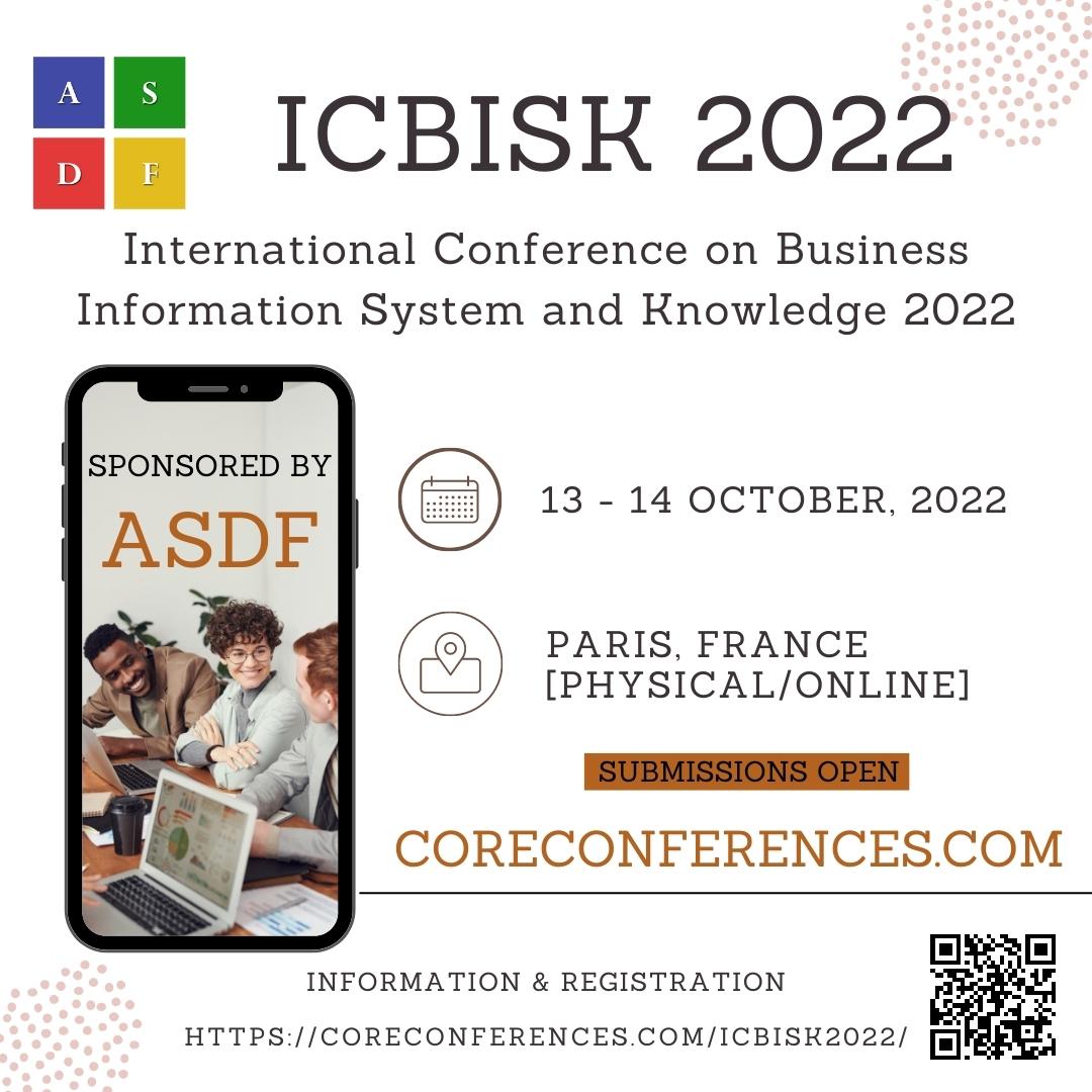 International Conference on Business Information System and Knowledge 2022