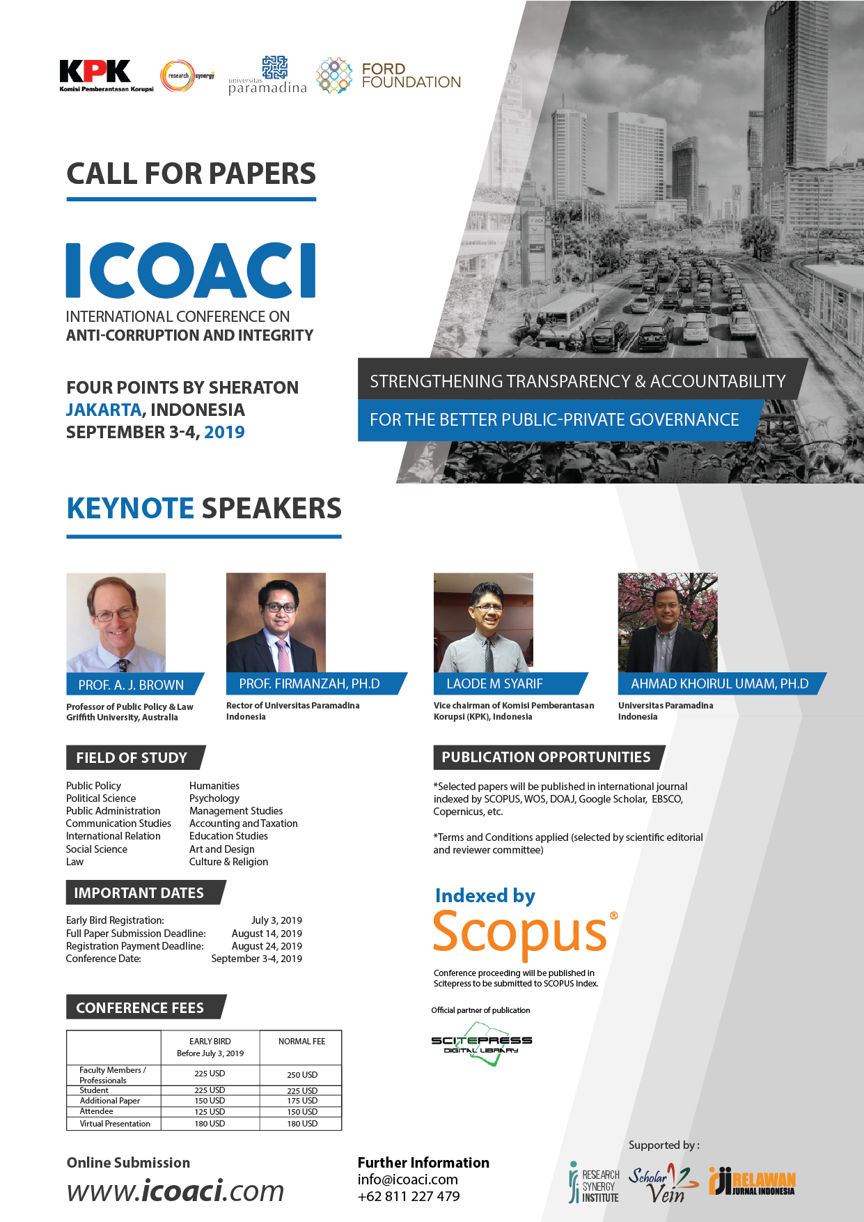 International Conference on Anti-Corruption and Integrity (ICOACI)