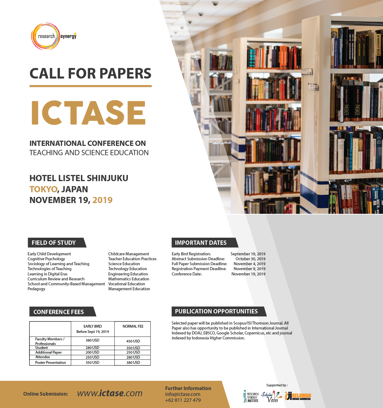 International Conference on Teaching and Science Education (ICTASE)