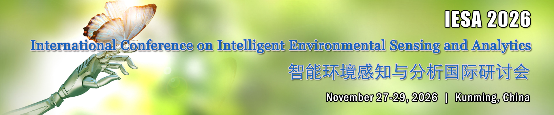 Int'l Conference on Intelligent Environmental Sensing and Analytics(IESA 2026)