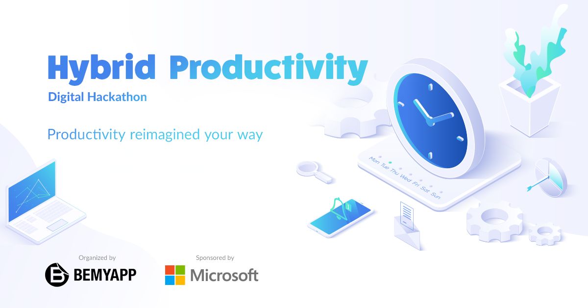 Hybrid Productivity Digital Hackathon sponsored by Microsoft
