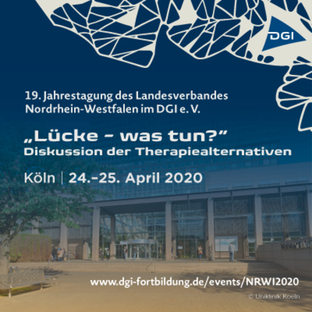 19th Annual Meeting of the National Association of North Rhine-Westphalia in the DGI eV