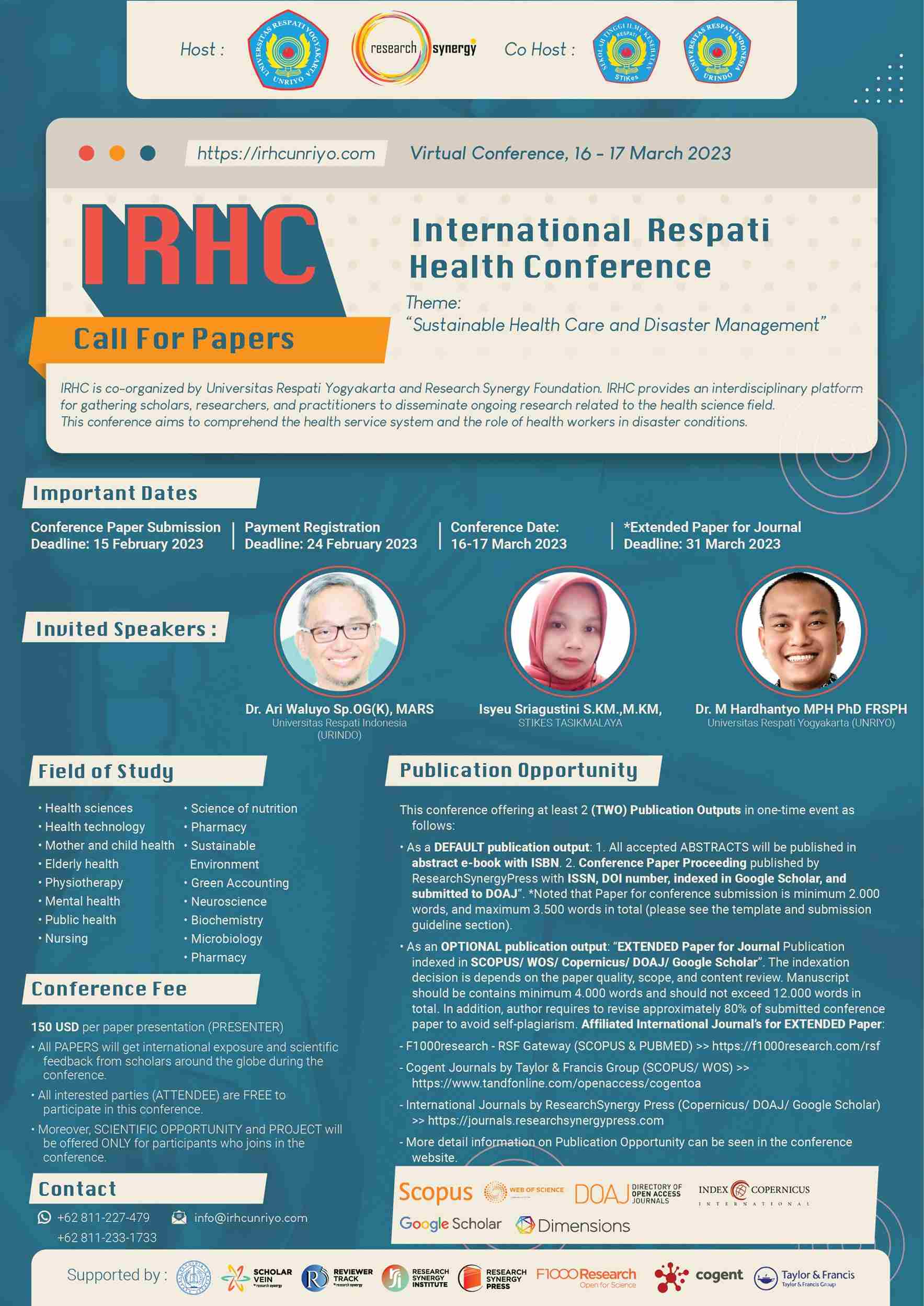 International Respati Health Conference (IRHC)