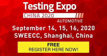 Automotive Testing Expo China 2020 - September 14-16 - Shanghai, China
