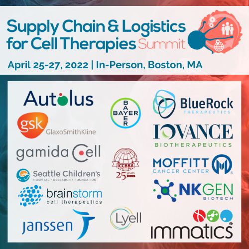 3rd Supply Chain and Logistics for Cell Therapies Summit