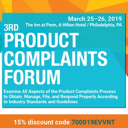 3rd Product Complaints Forum