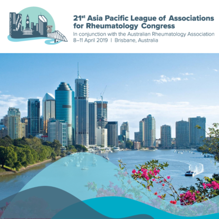APLAR-ARA Congress in Brisbane Australia, from 8-11 April 2019