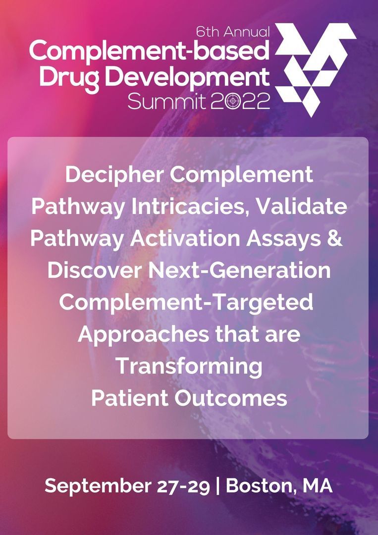 6th Complement-based Drug Development Summit