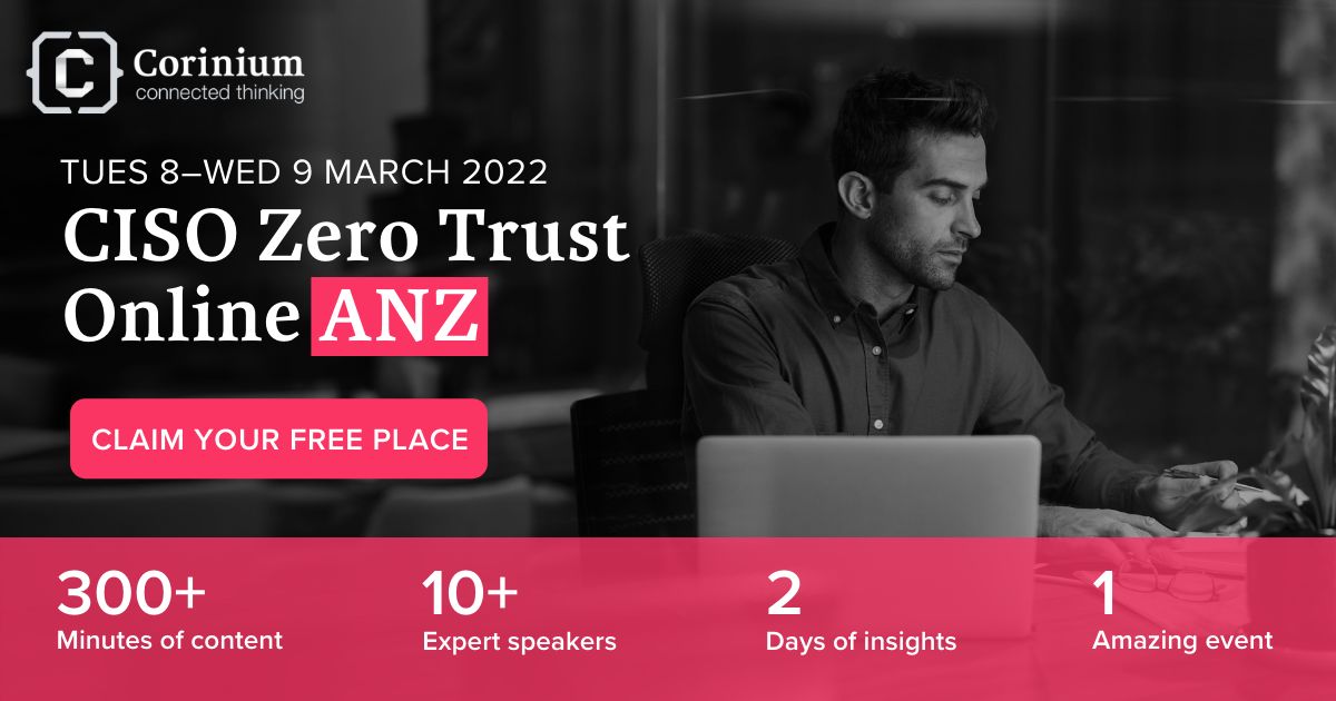 CISO Zero Trust Online A/NZ