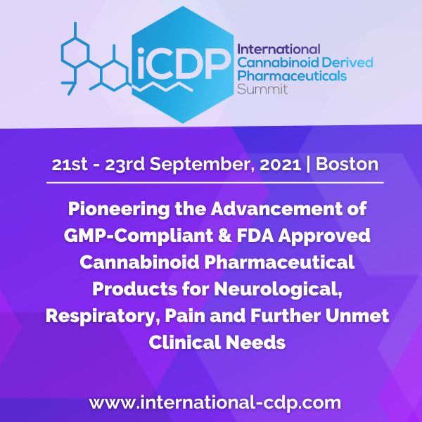 4th Cannabinoid Derived Pharmaceuticals Summit - September 2021 - Boston