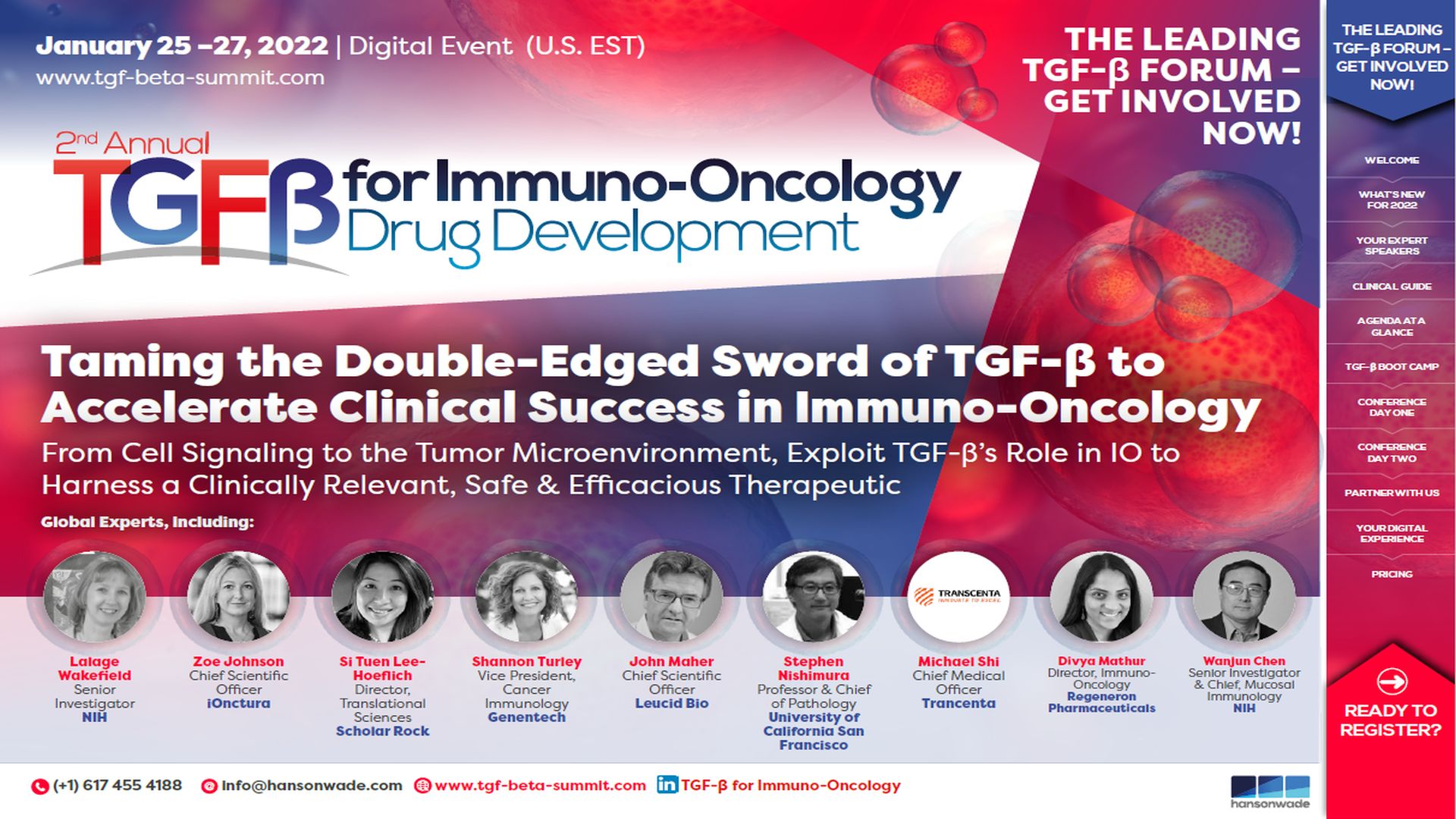 2nd TGF-β for Immuno-Oncology Drug Development Summit