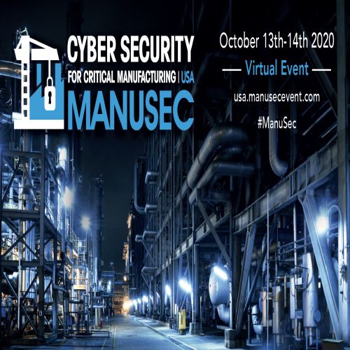 ManuSec USA: Cyber Security for Manufacturing Summit | Online | October 2020