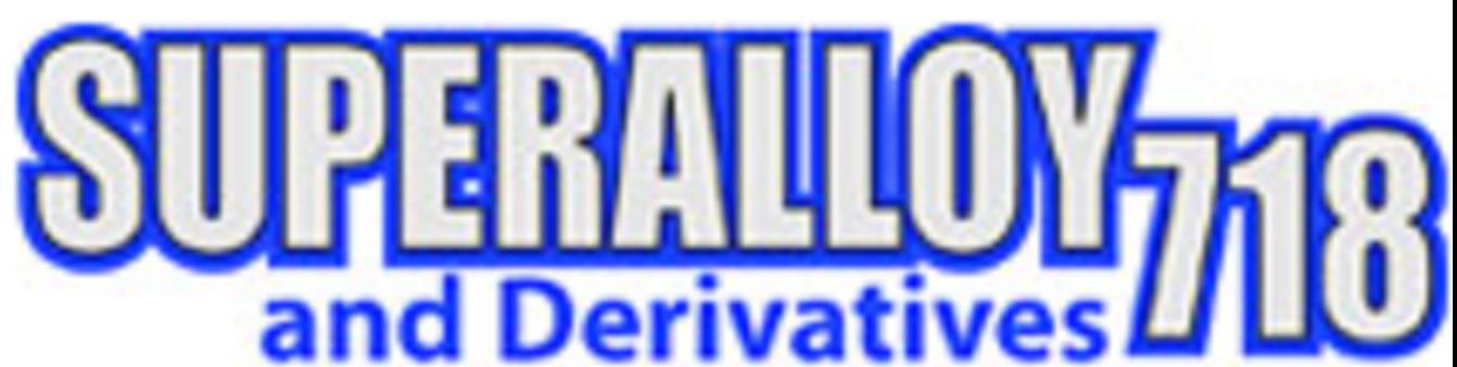 8th Int. Symposium on Superalloy 718 and Derivatives