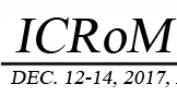 Int. Conf. on Robotics and Electromechanical + Ei and Scopus